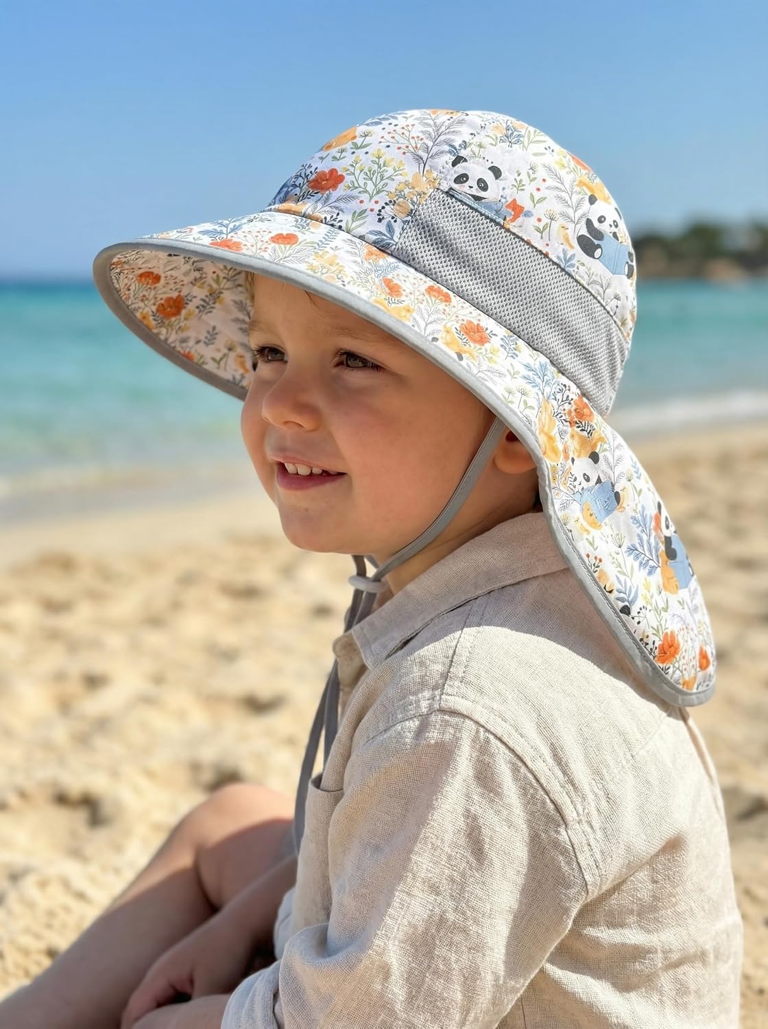 WINTOJO Sombrero de sol para niños pequeños, sombrero de pescador U...