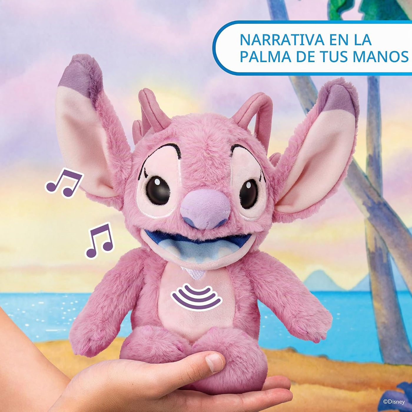 Wow! Stuff Disney Angel Palm Puppetronic | Más de 40 sonidos y acci...