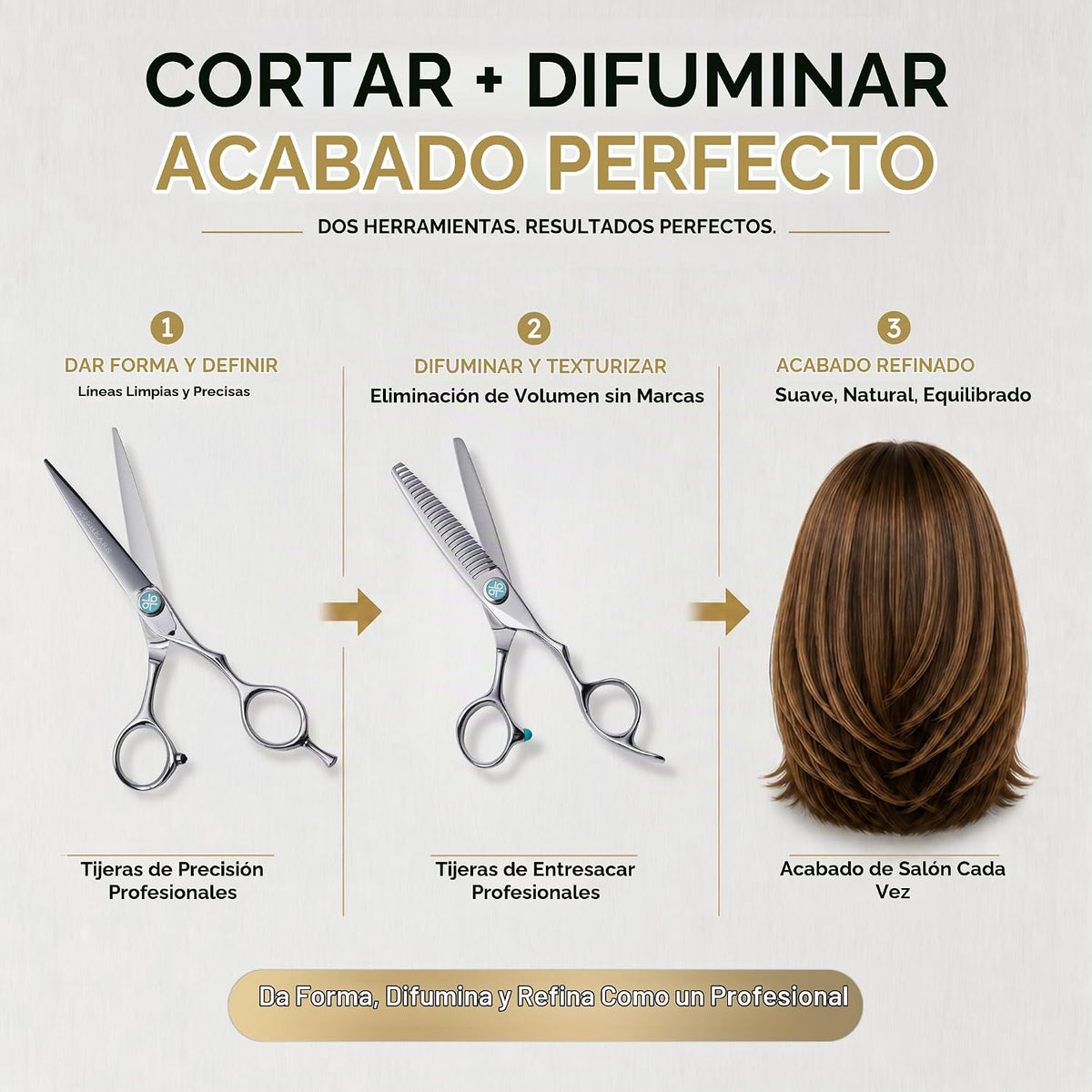 K9 Shears Juego de tijeras para el cabello de 6 pulgadas - Tijeras...
