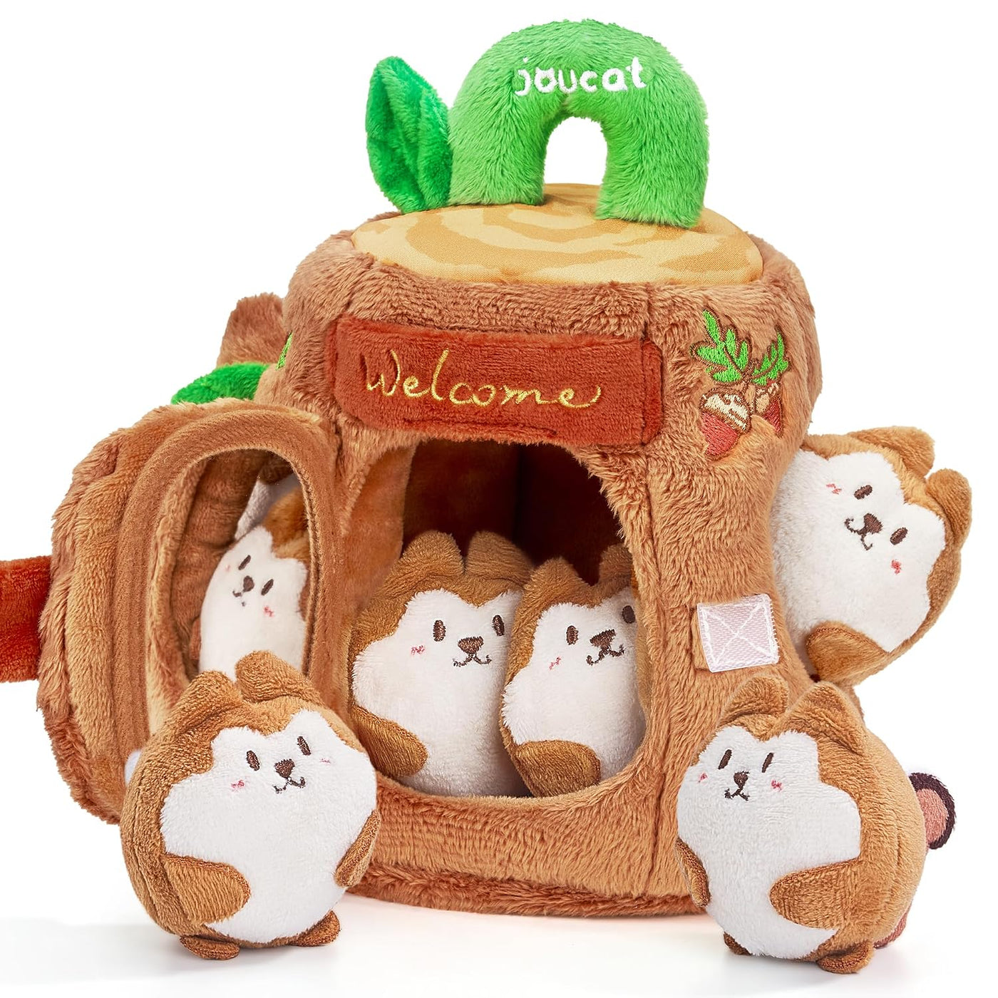 JoyCat Juguetes para bebés de 6-12 meses - Casa de árbol suave para...