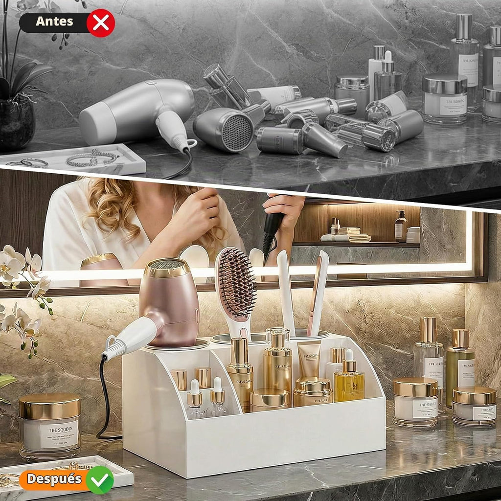 Organizador de herramientas para el cabello, organizador y almacena...