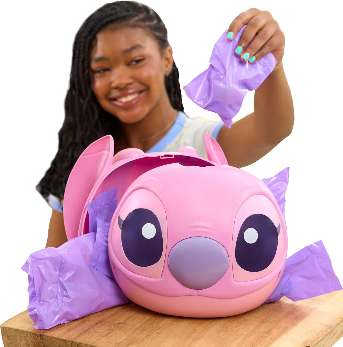 Caja ciega con cápsula misteriosa gigante de ángel de Disney Stitch...
