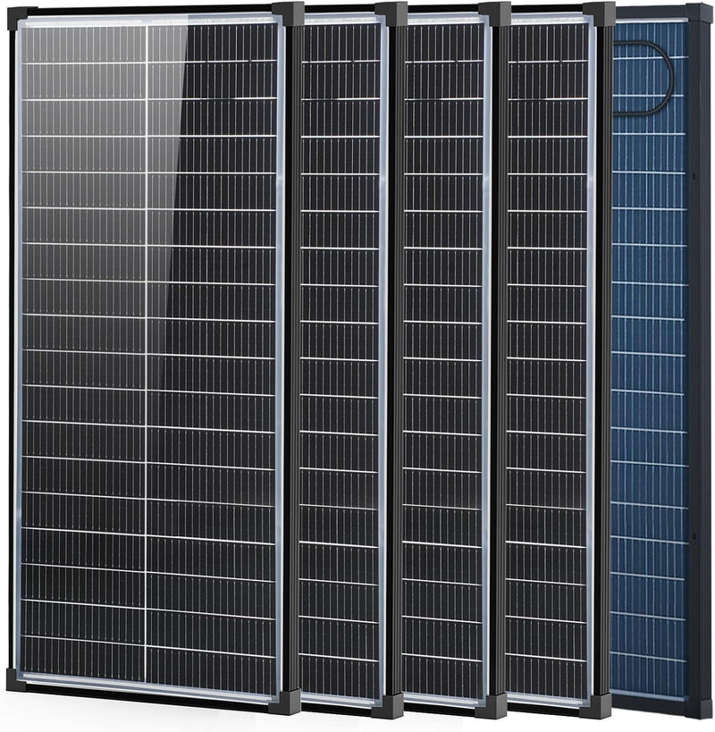 N-tipo 18BB 400W panel solar bifacial, 4pcs paneles solares de 100...
