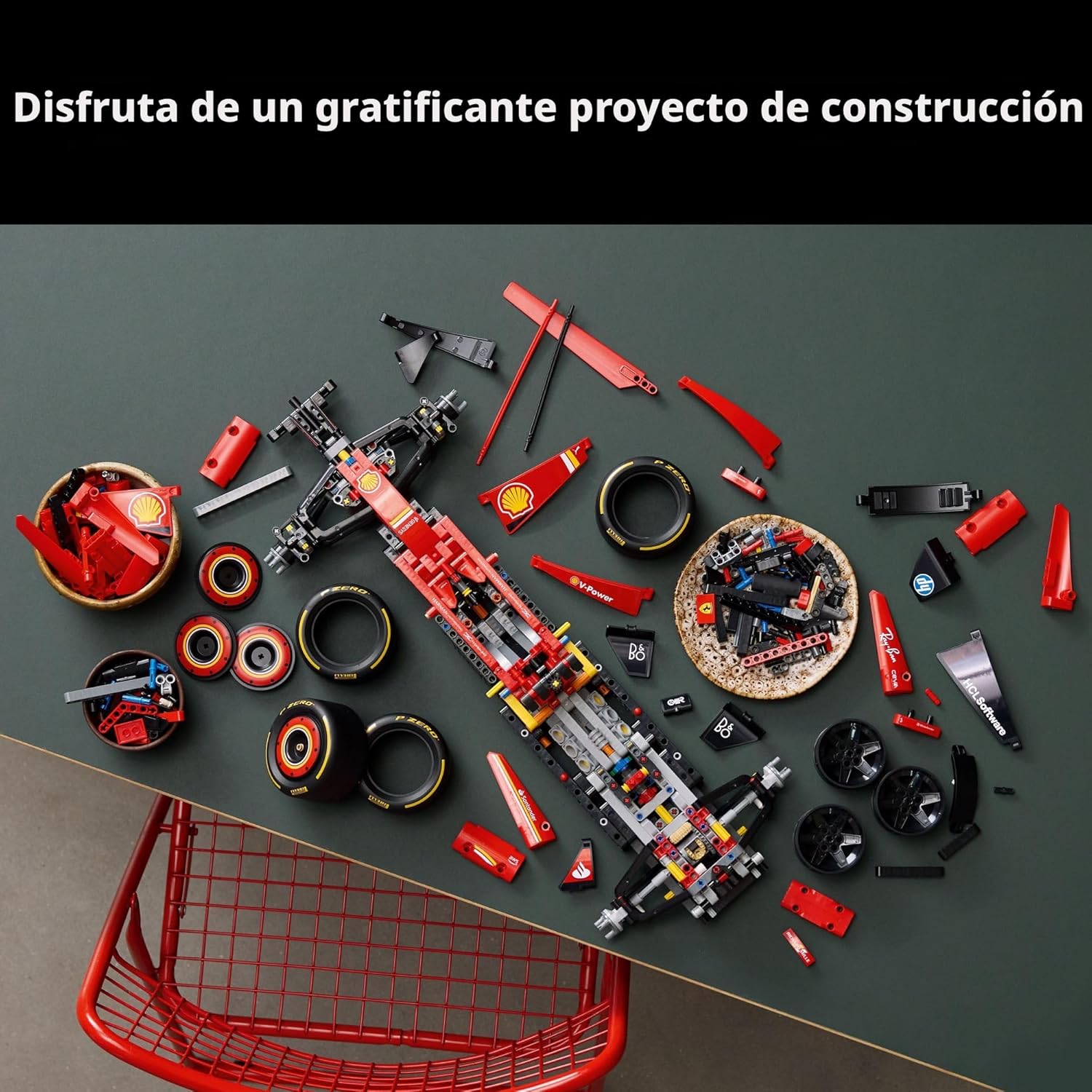 LEGO Technic Ferrari SF-24 F1 - Kit de construcción para adultos, m...