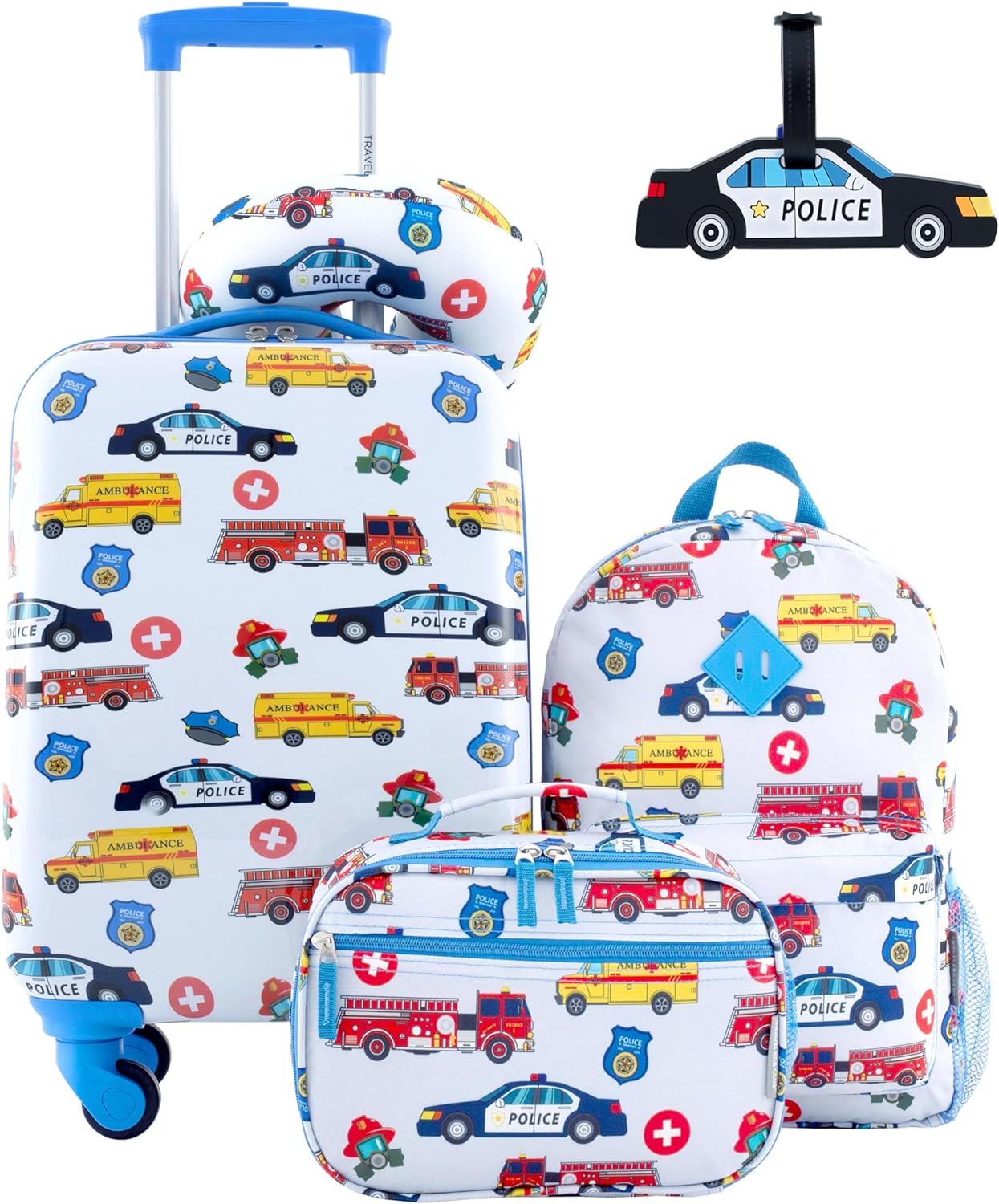 Travelers Club - Juego de equipaje para niños (5 piezas), Juego de...