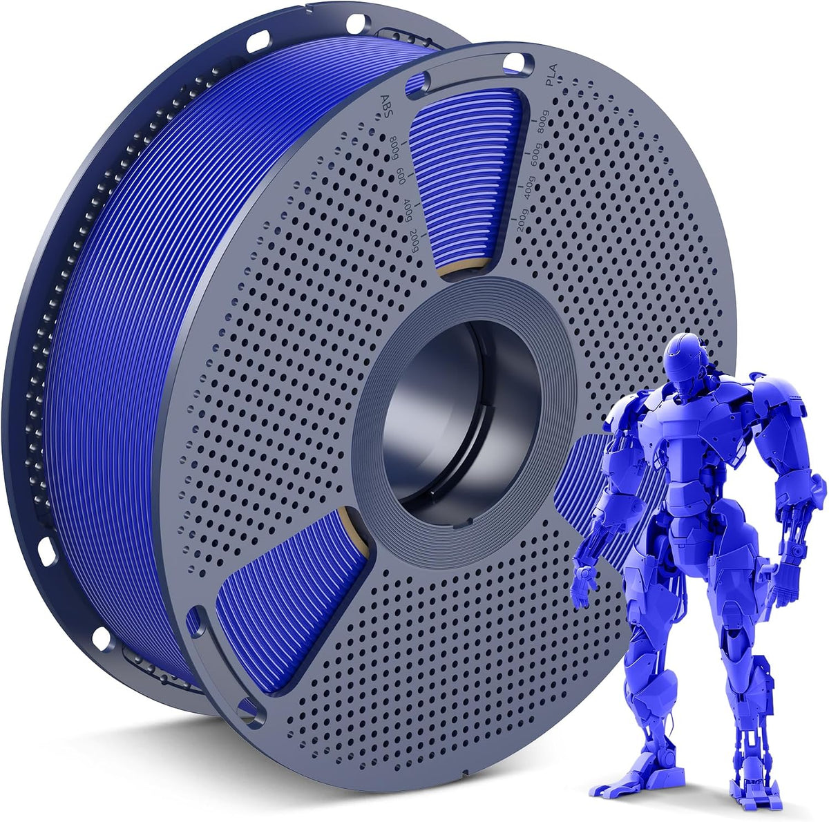 SUNLU Filamento PLA para impresora 3D, azul Klein, 2.2 lbs | Filame...