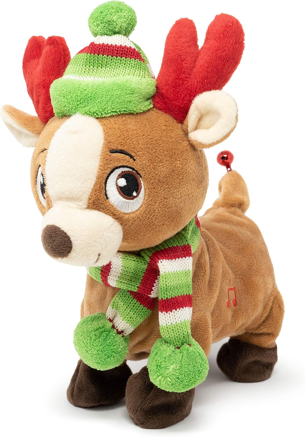 Cuddle Barn Tooty Rudy Rudy Reno y Jingling Santa de 11 pulgadas |...