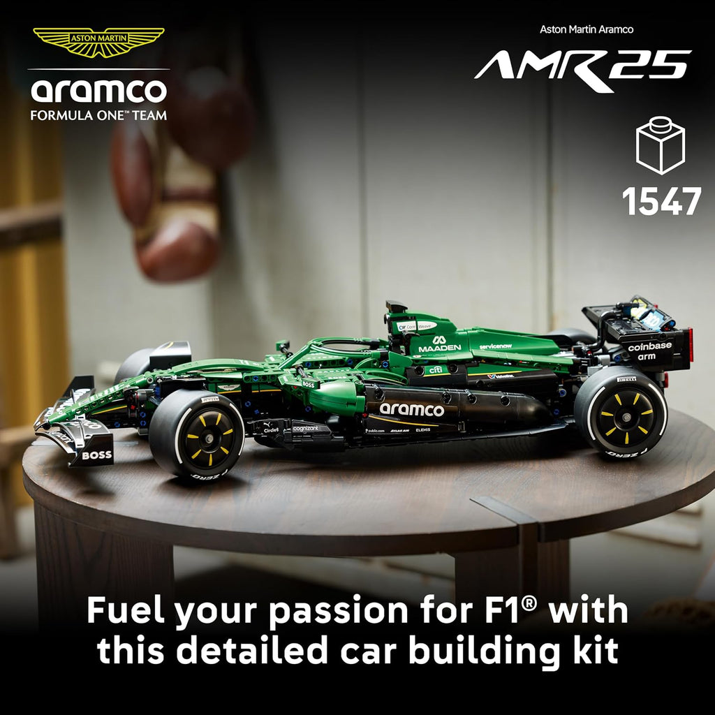 LEGO Technic Aston Martin Aramco AMR25 F1 Car - Juego de construcci...