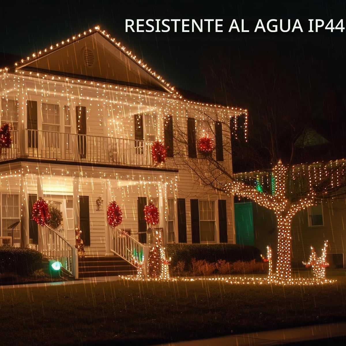 TW SHINE Luces de Navidad, 1000 luces LED de 328 pies para árbol de...