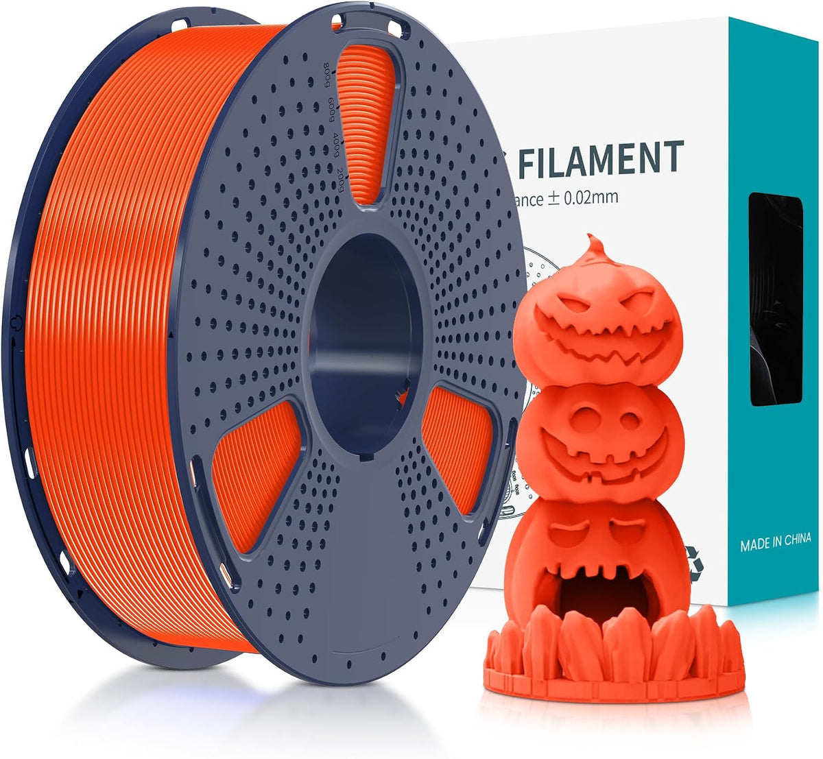 SUNLU Filamento de impresora 3D PLA fluorescente, 0.069 pulgadas |...