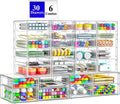 ARSTPEOE Organizador de maquillaje y almacenamiento acrílico de 30...