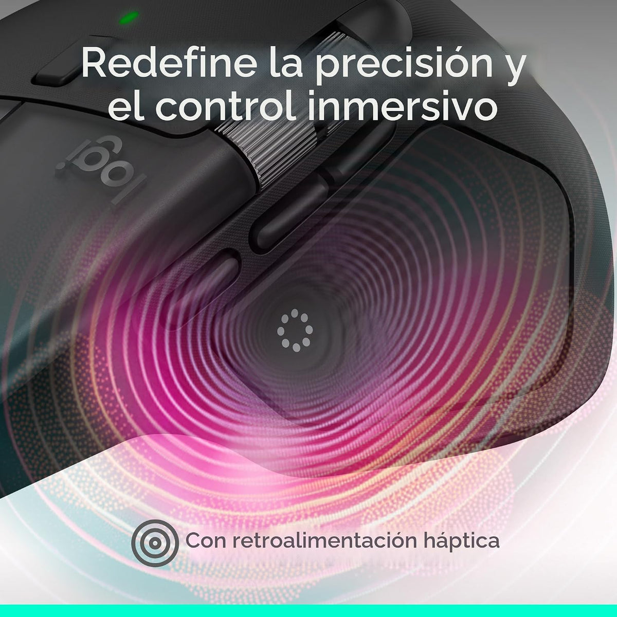 Logitech MX Master 4 para Mac, ratón ergonómico Bluetooth con retro...