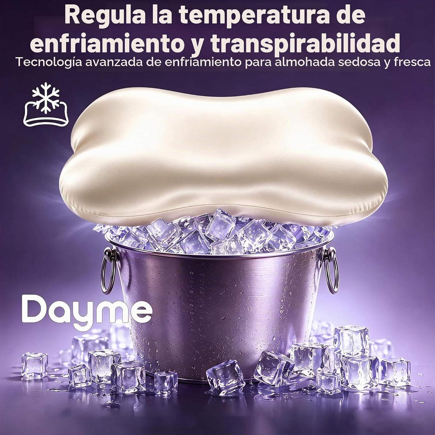Almohada refrescante para el cuello cervical Dayme y almohada de es...