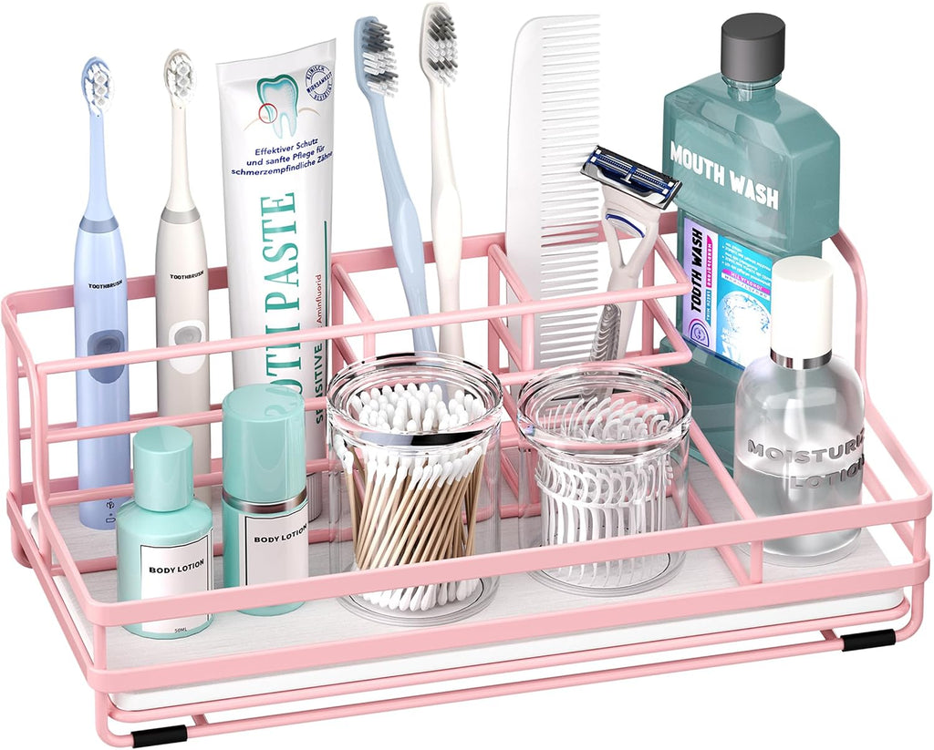 HapiRm Soportes para cepillos de dientes para baño - Organizador de...