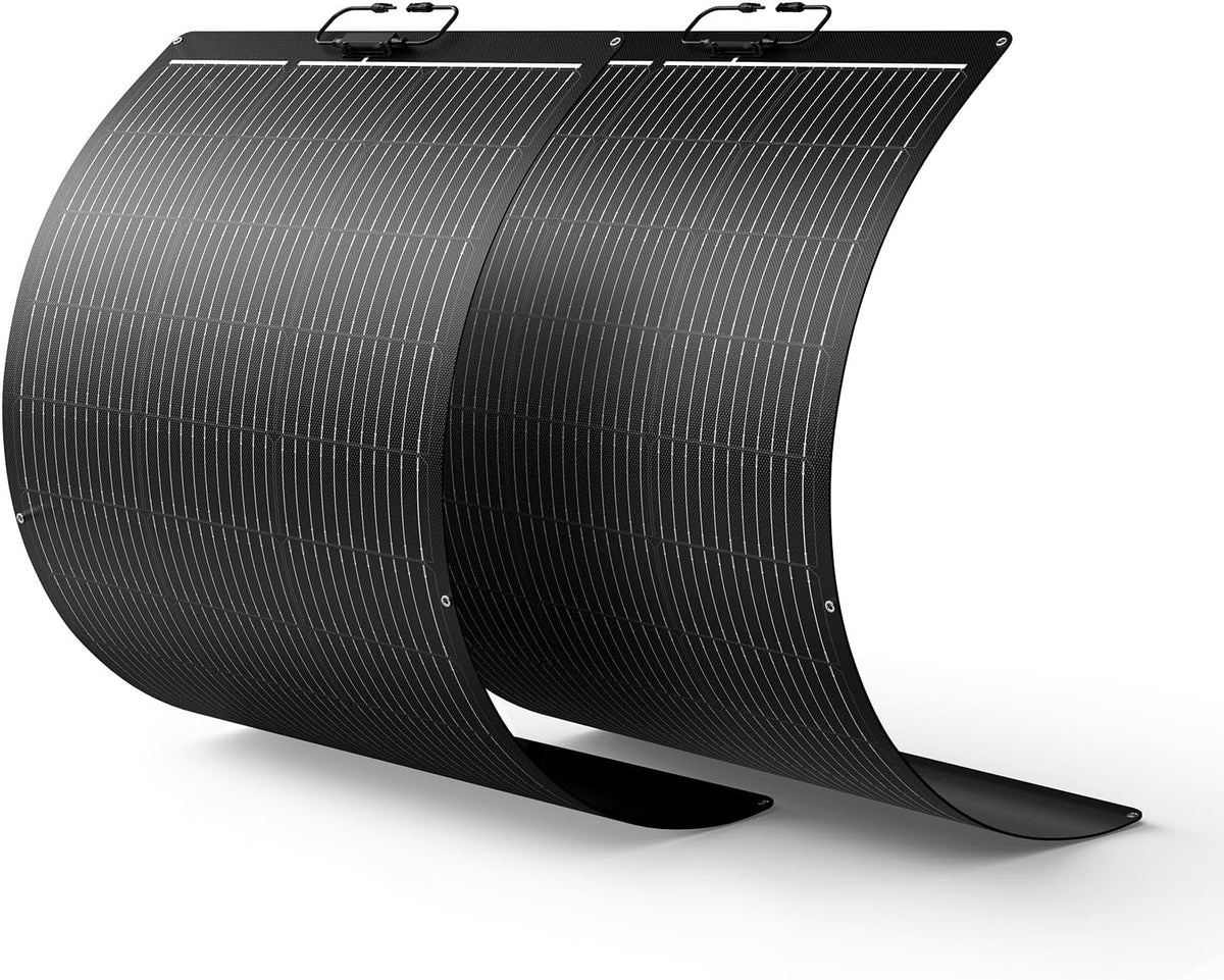 Callsun Panel solar flexible de 200 W (2 x 100 W), ETFE ultrafino |...