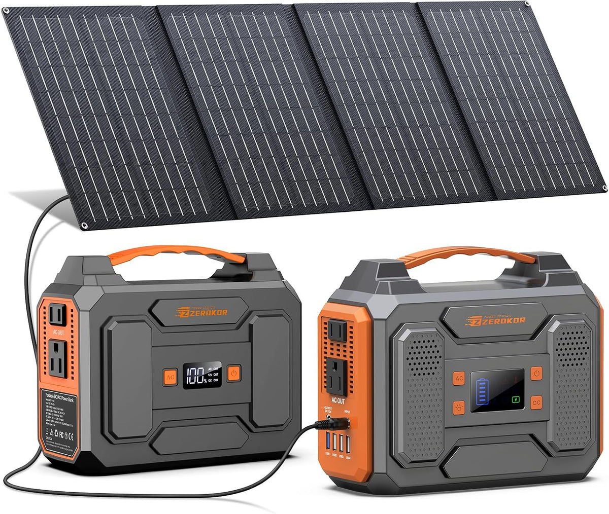 Generador de energía solar portátil con panel, estación de energía...
