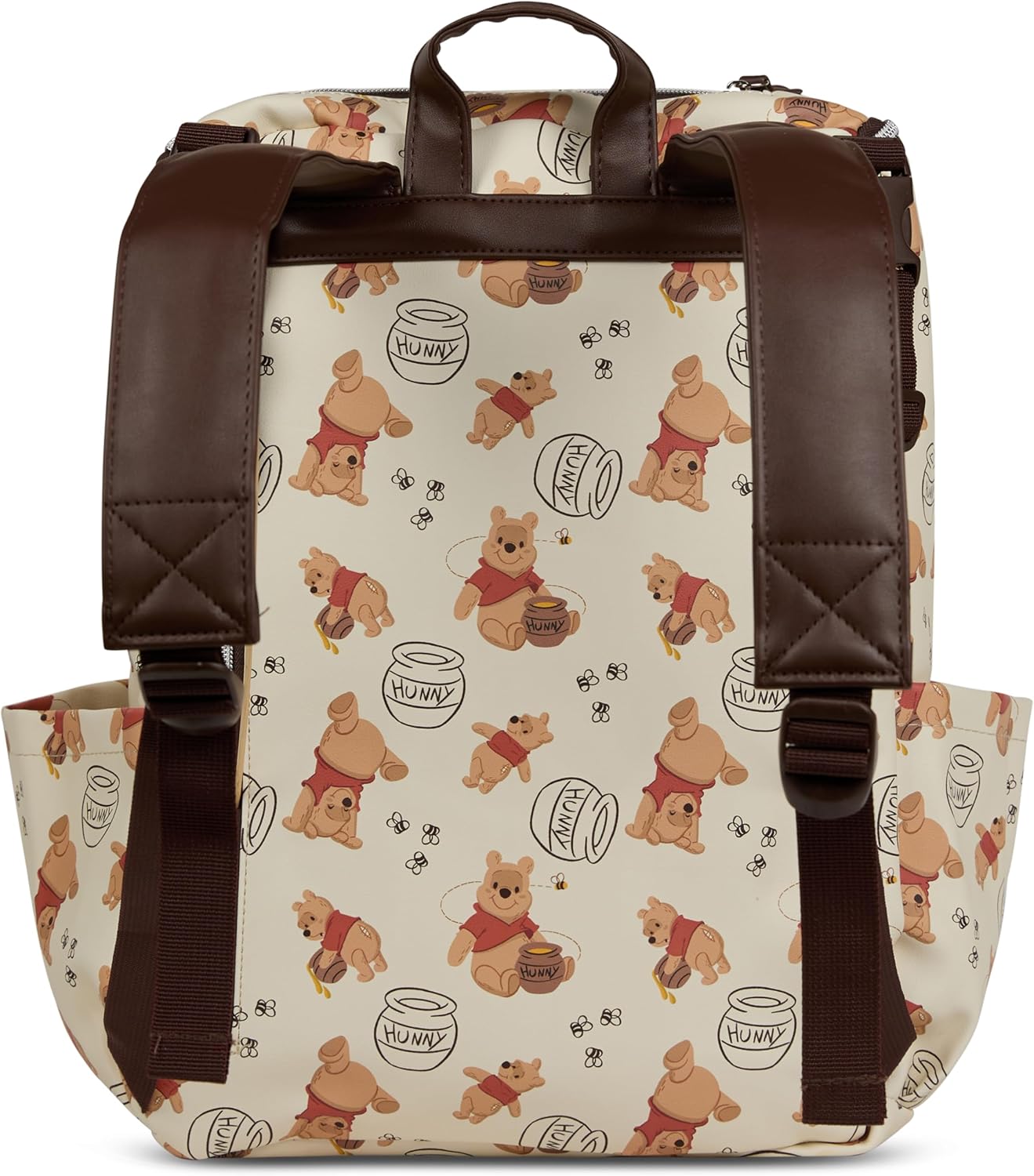 Disney Winnie the Pooh - Mochila para pañales con cambiador, bolsa...