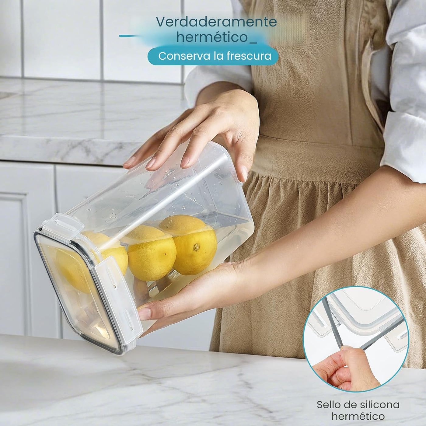 Vtopmart Recipientes Herméticos con Tapas