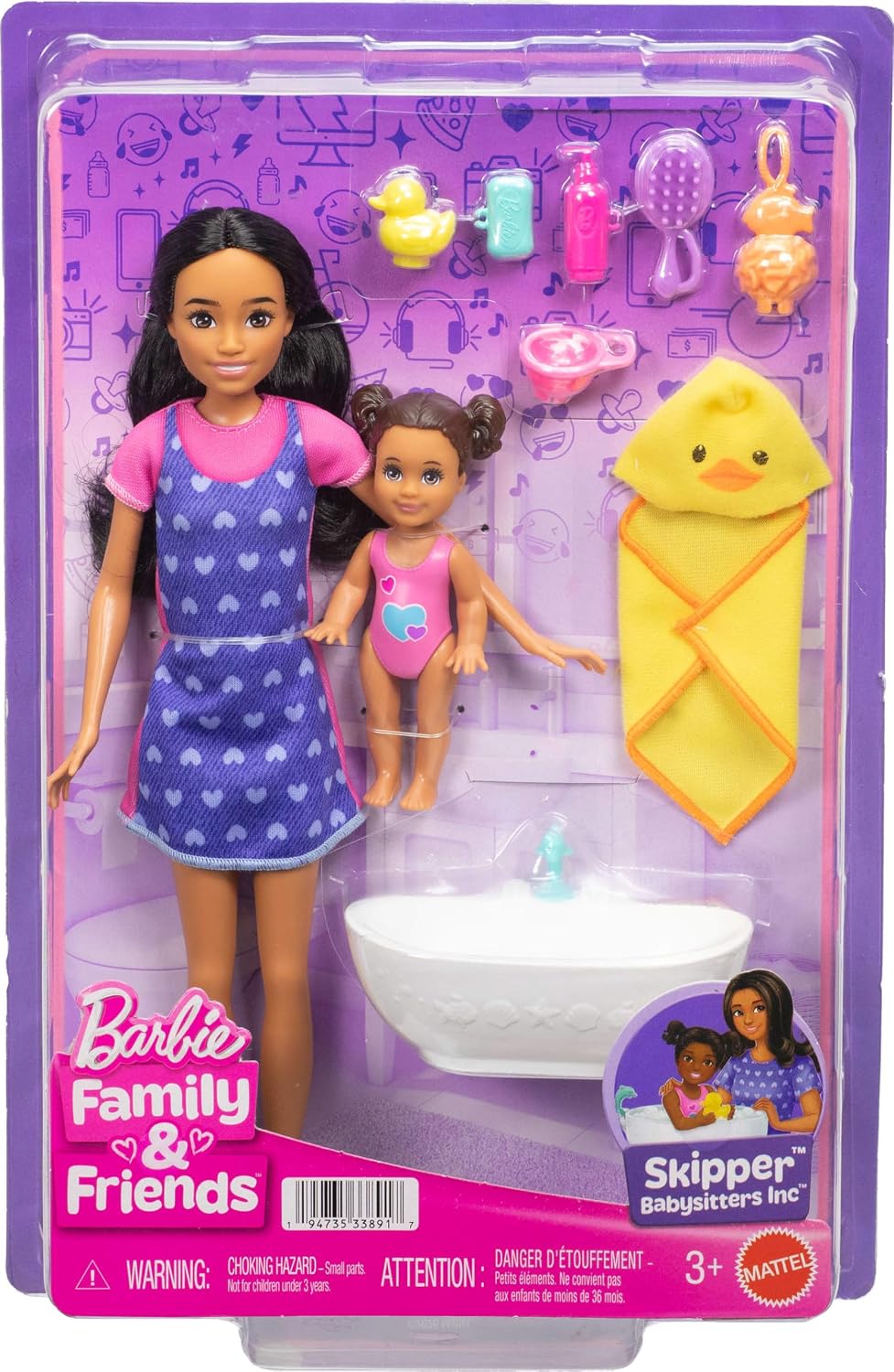 Barbie Skipper Babysitters Inc. Juego con muñecas y bañera | Muñeca...