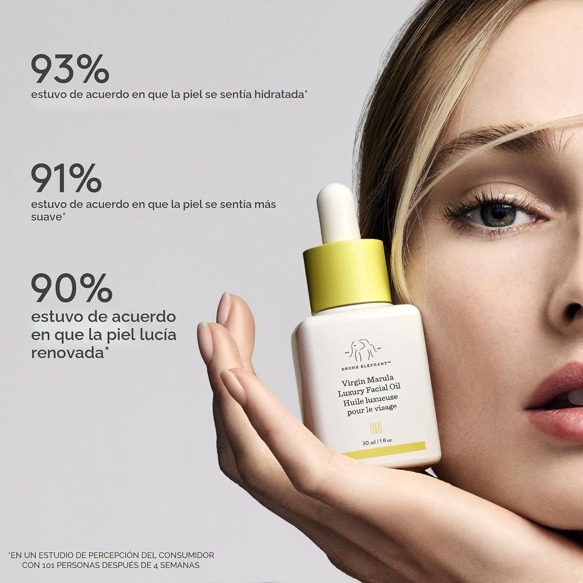 Aceite facial de lujo Drunk Elephant Virgin Marula - Aceite facial...