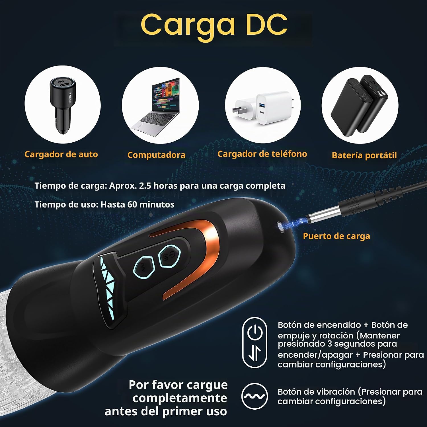 Masturbador automático masculino juguete sexual con 10 vibraciones,...