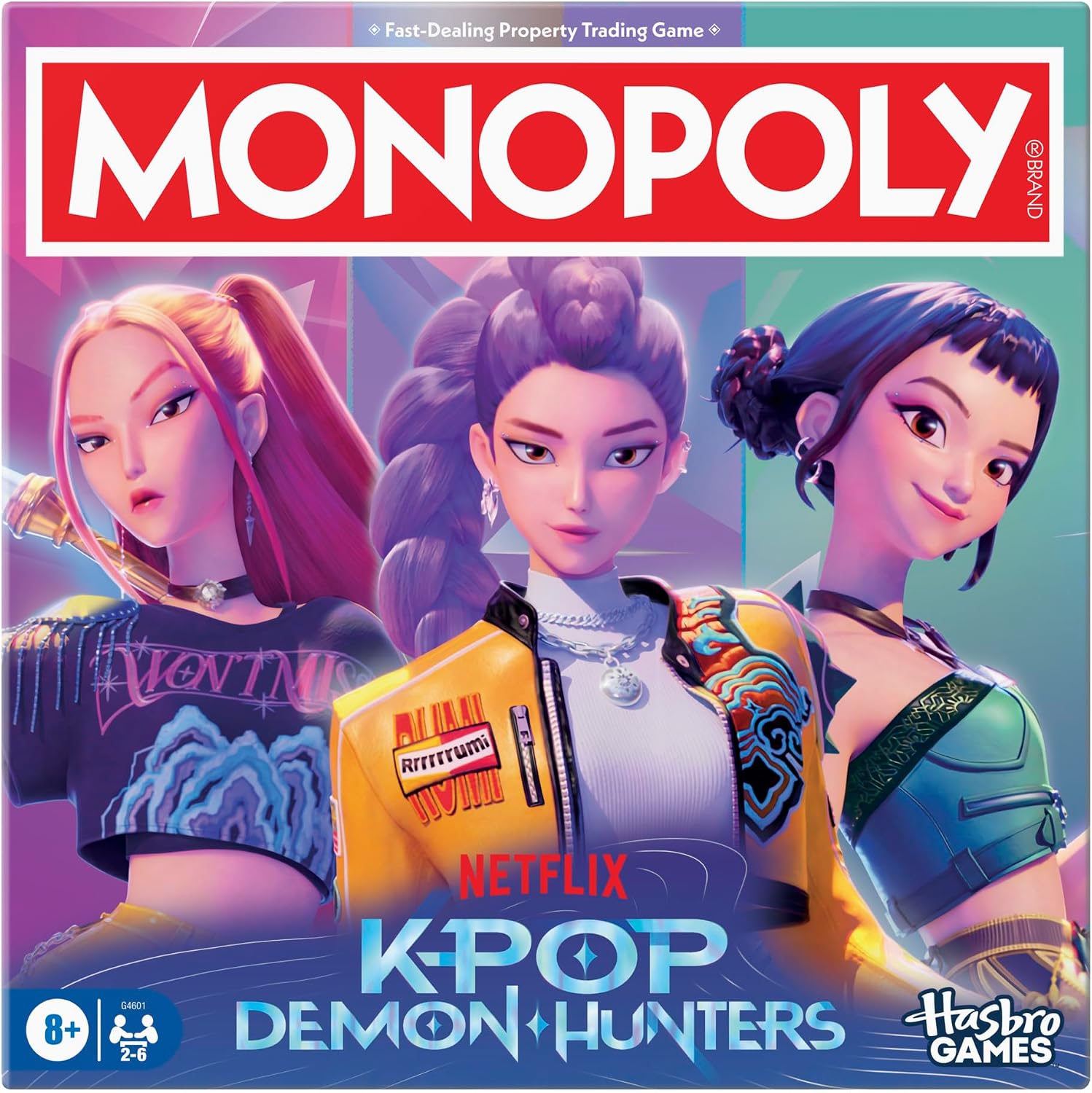 Monopoly: Kpop Demon Hunters Edition Juego de mesa | Juegos familia...