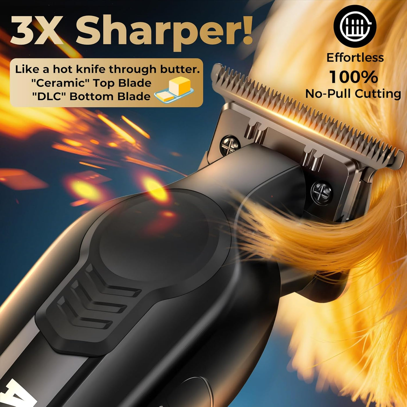 ATVOXIS Recortadora de cabello para hombres, recortadoras para barb...