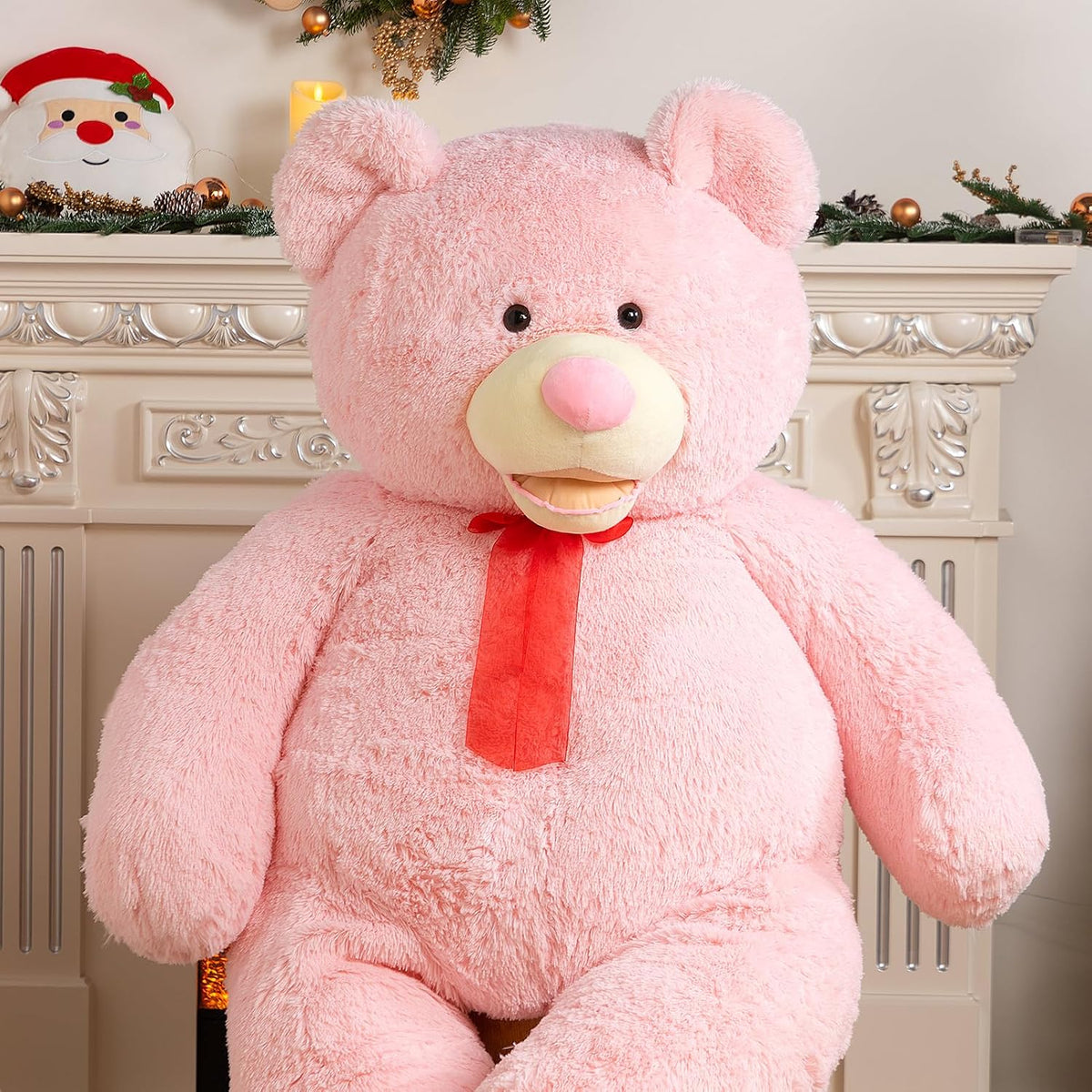 HollyHOME Oso de peluche gigante de 6 pies con patas bordadas, rega...