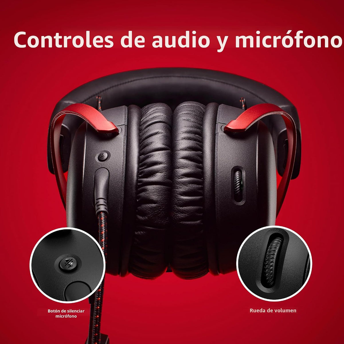 HyperX Cloud III - Auriculares para juegos con cable, PC, PS5, Xbox...