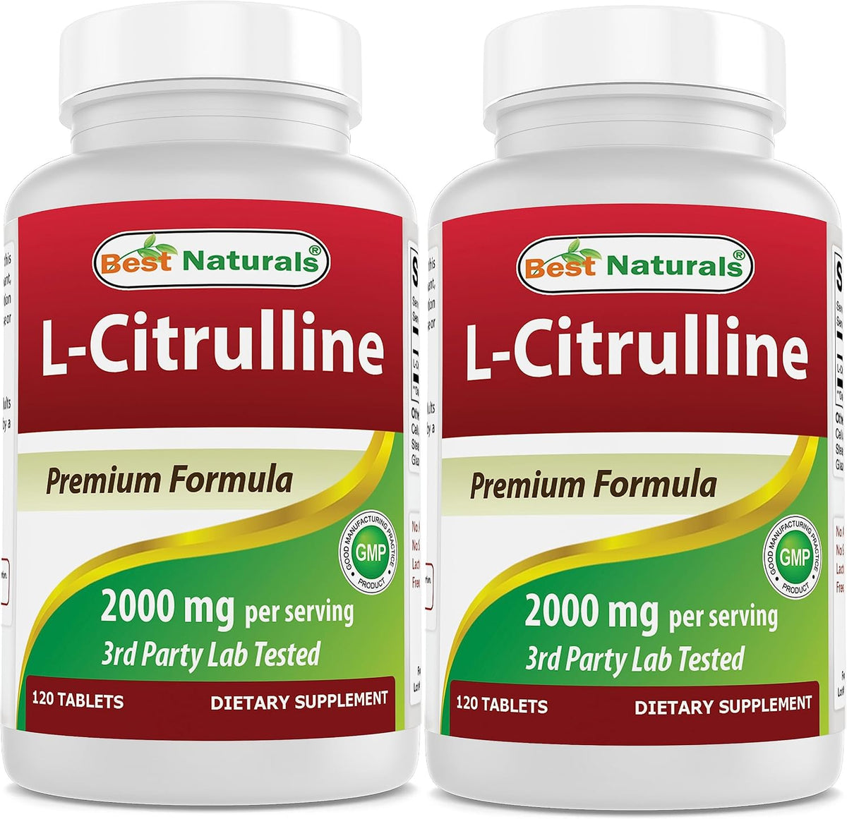 Best Naturals L-Citrulina 2000 mg\/porción - Sin OMG - Sin gluten -...