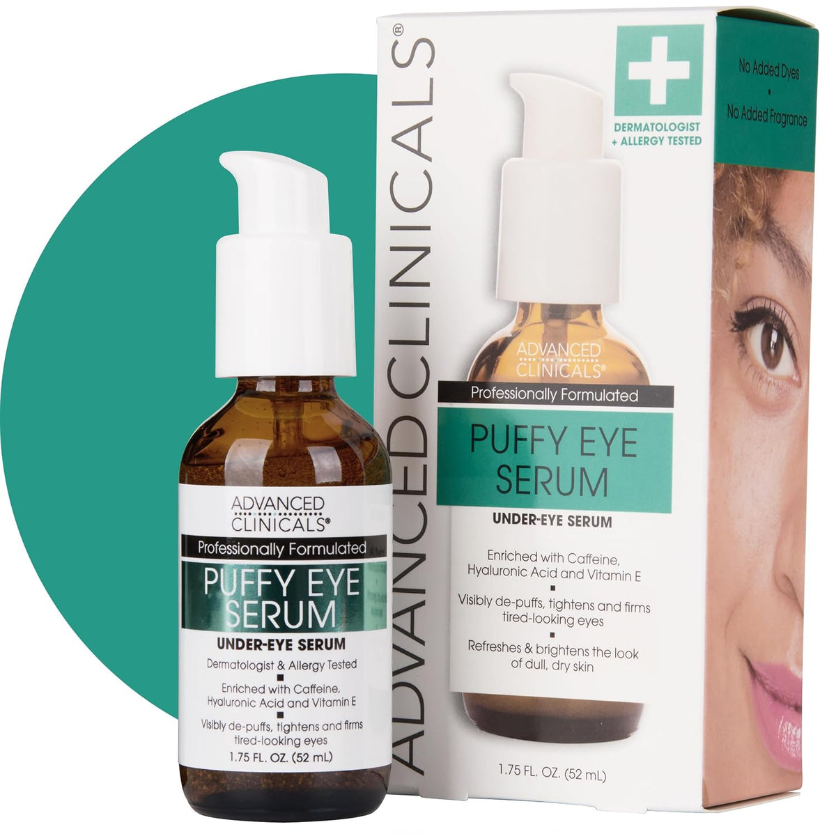 Advanced Clinicals Suero para ojos hinchados debajo de los ojos | S...