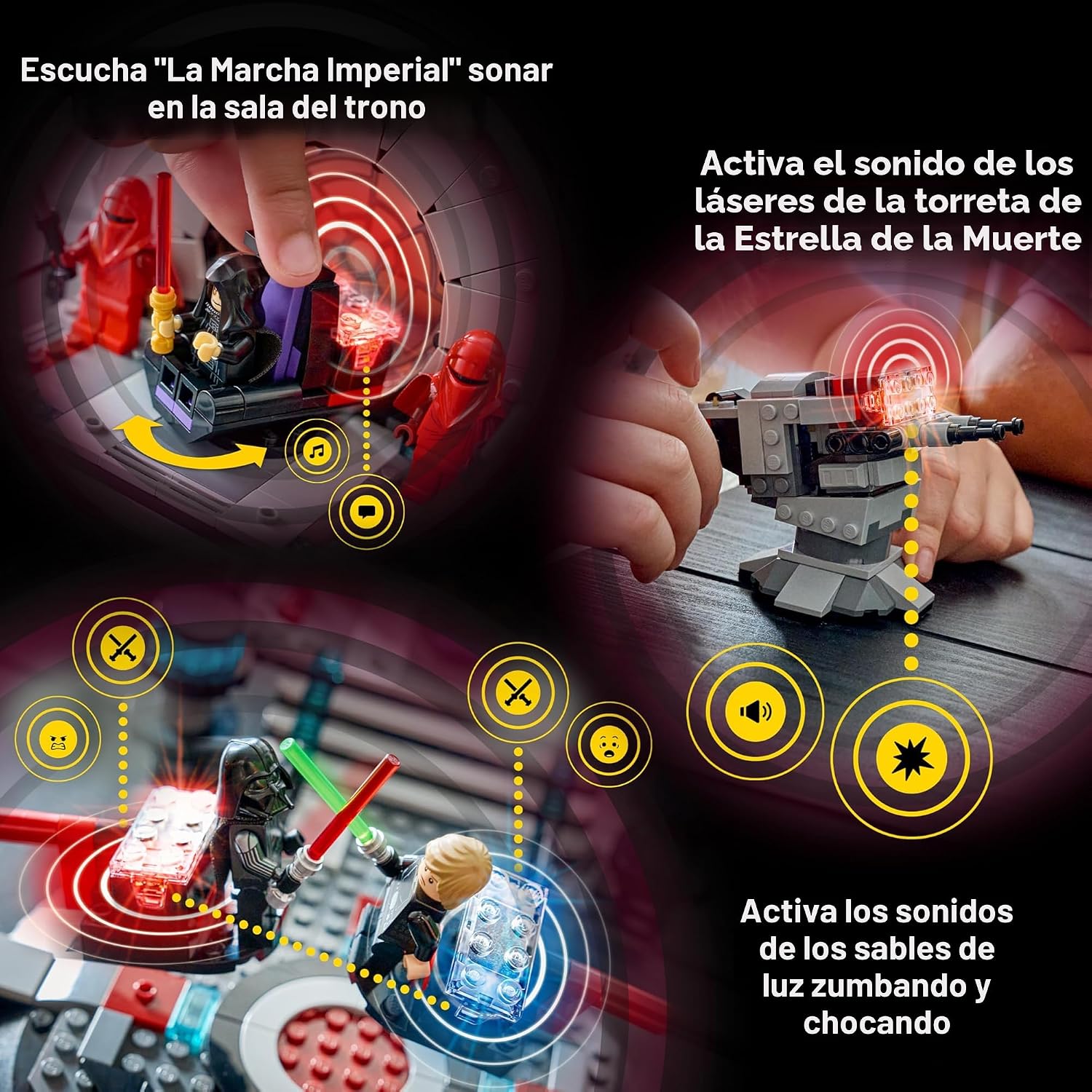 LEGO Star Wars SMART Play: Duelo en la sala del trono y juguete de...