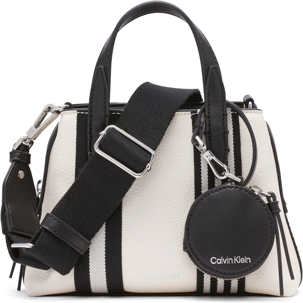 Calvin Klein Millie - Mini bolso cruzado 2 en 1 con compartimento triple