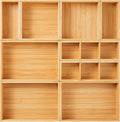 Fabsome Organizador de cajones, juego de 9 cajas de almacenamiento...