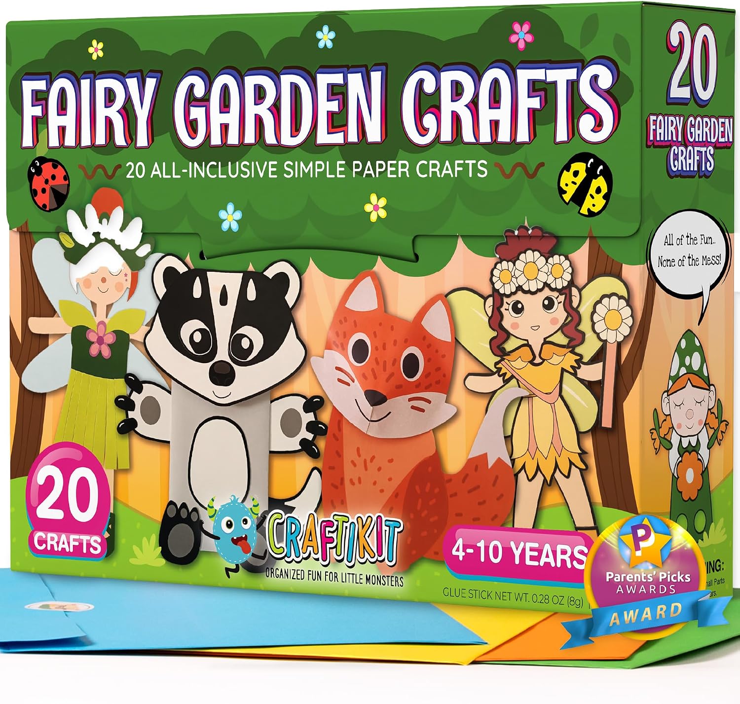 Craftikit® 20 manualidades de jardín de hadas galardonadas para niñ...