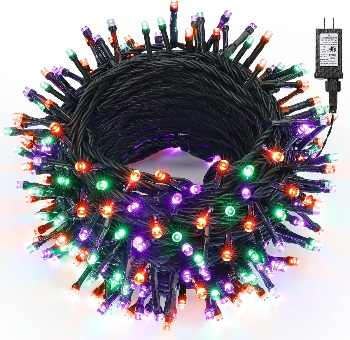 Brizled Mini Luces de Halloween, 78.74 pies 240 Luces de Cadena LED...