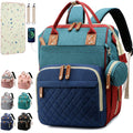 SHITIESHOU Bolsa de pañales mochila para bebé, bolsa de pañales par...