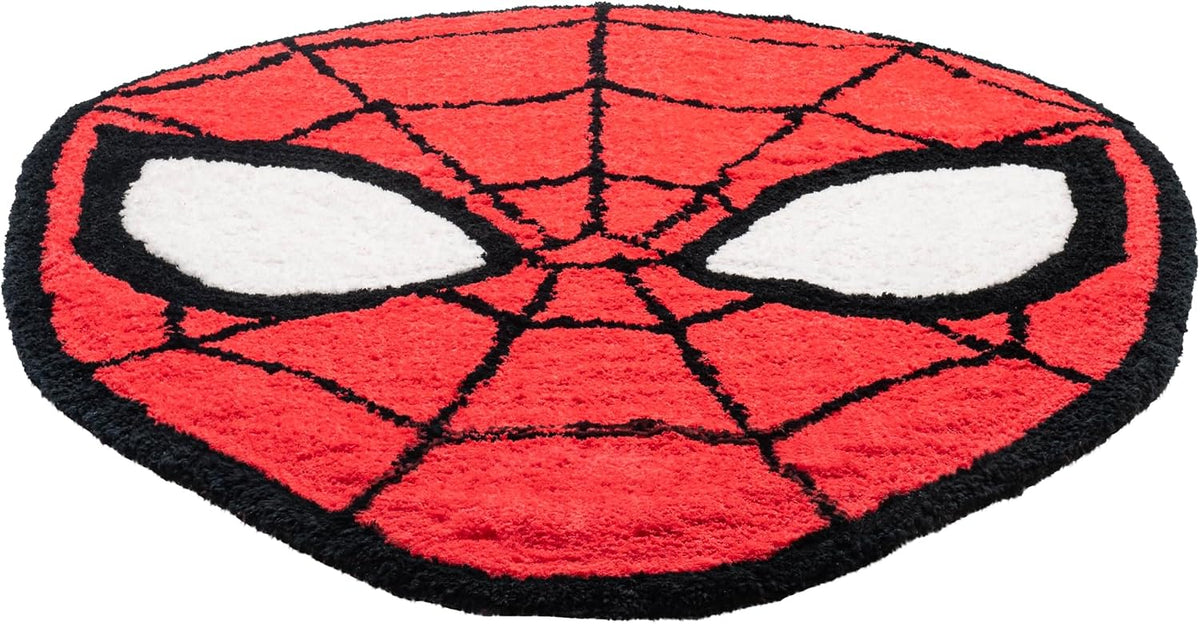 Jay Franco Marvel Spiderman Alfombra de Acento Roja Esponjosa - Alf...