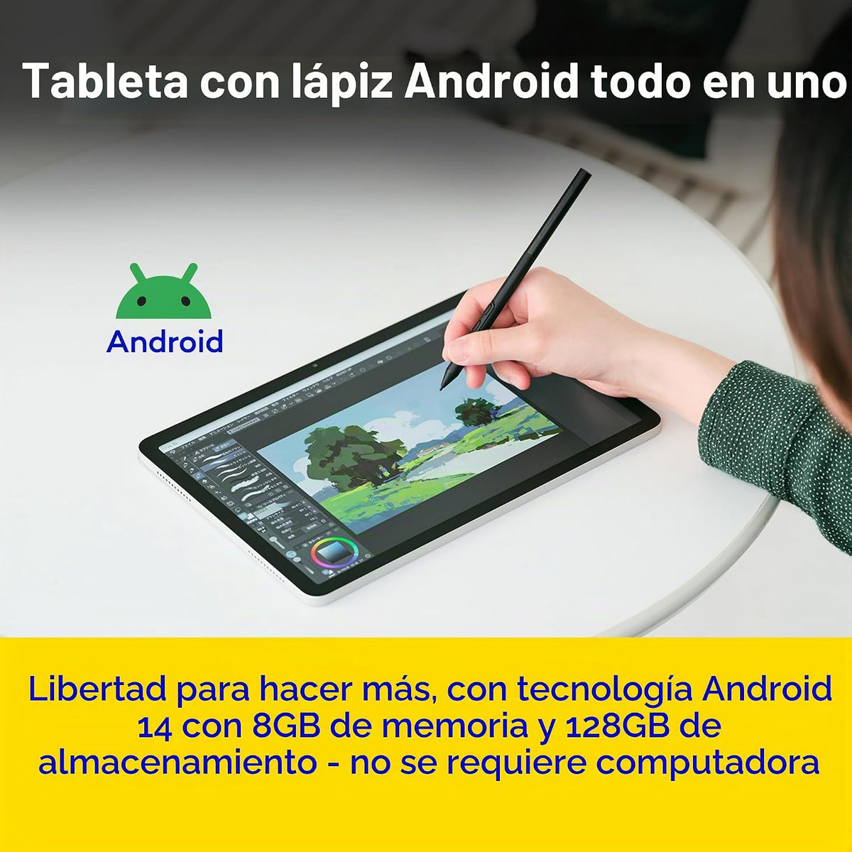 Wacom MovinkPad 11, tableta de dibujo móvil Android, con Pro Pen 3...