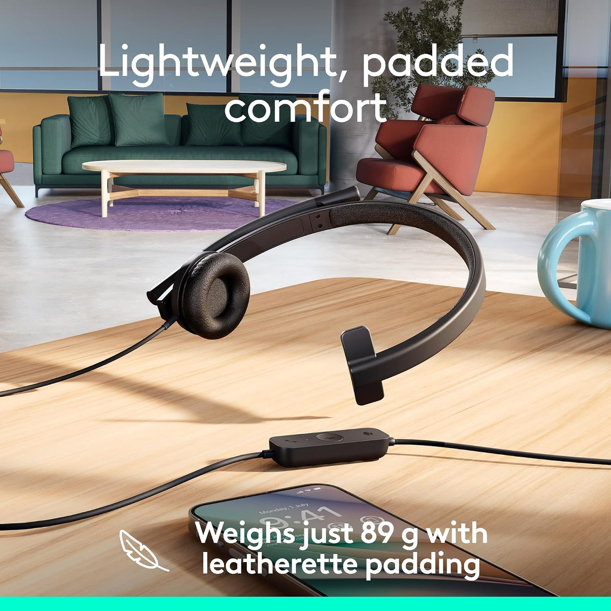 Logitech Auriculares USB H570e con micrófono, PC y Mac - Negro | Co...