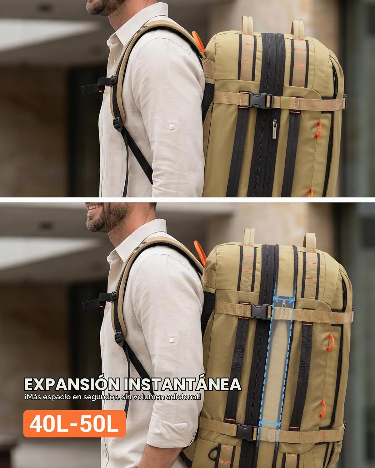 Tolaccea Mochila de viaje para laptop, mochila de mano para hombres...