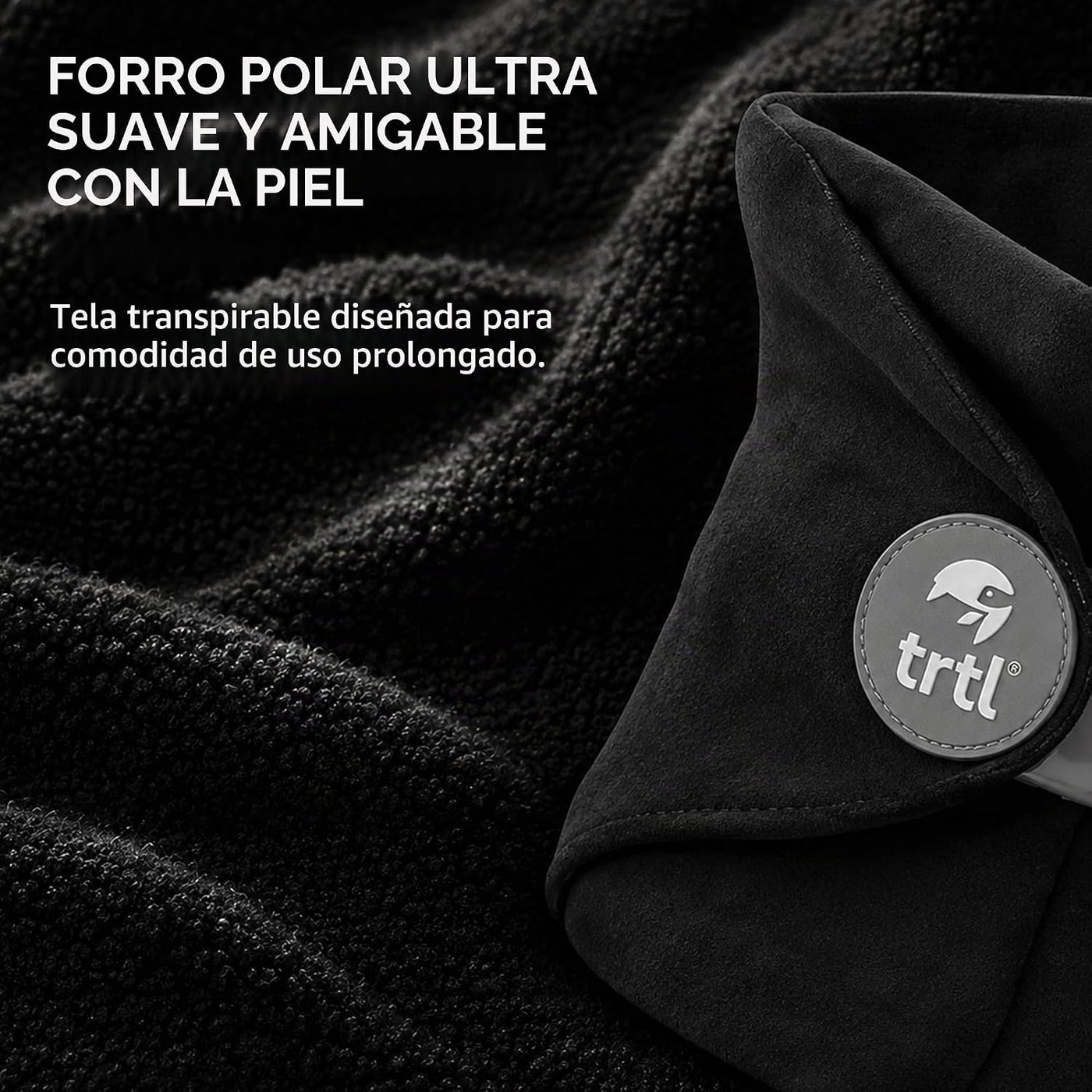 Almohada Trtl probado científicamente super suave cuello apoyo almo...