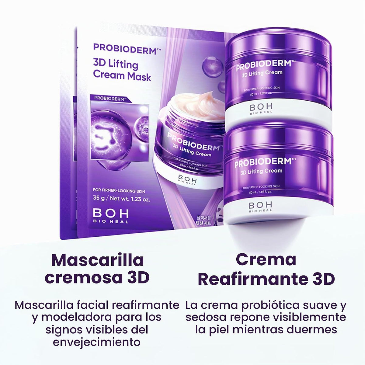BIOHEAL BOH PROBIODERM™ 3D Crema Lifting Set Doble + Crema Máscaras...