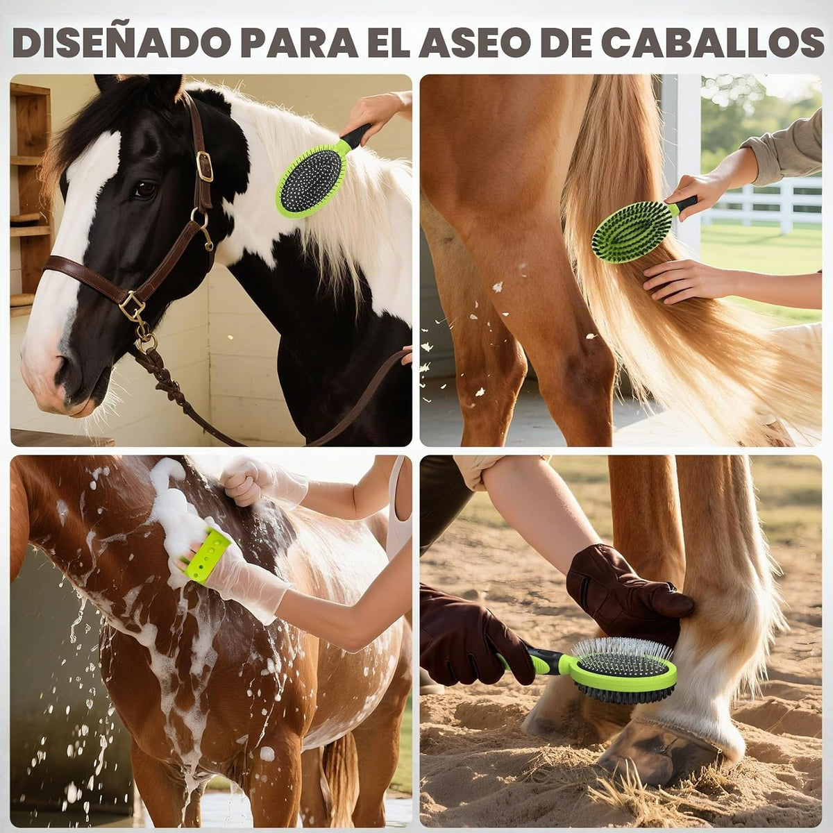 2 piezas de herramientas de aseo para mascotas - Cepillo de doble c...