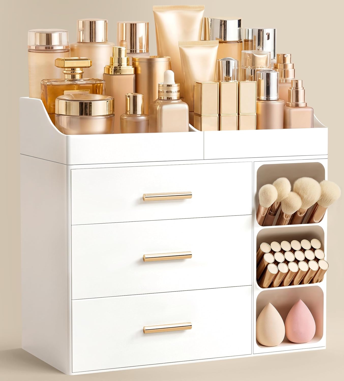 HBlife Organizador de maquillaje para encimera con soporte para cep...