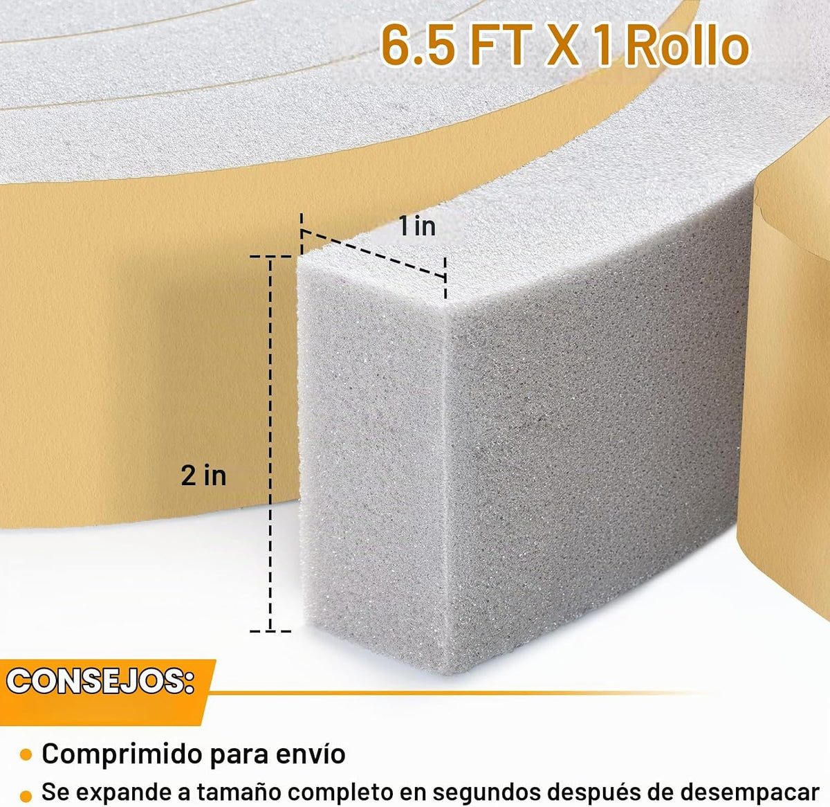 Cinta de espuma de alta densidad para aire acondicionado para venta...