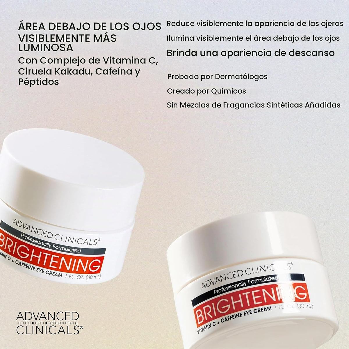 Advanced Clinicals Loción de crema corporal iluminadora con vitamin...