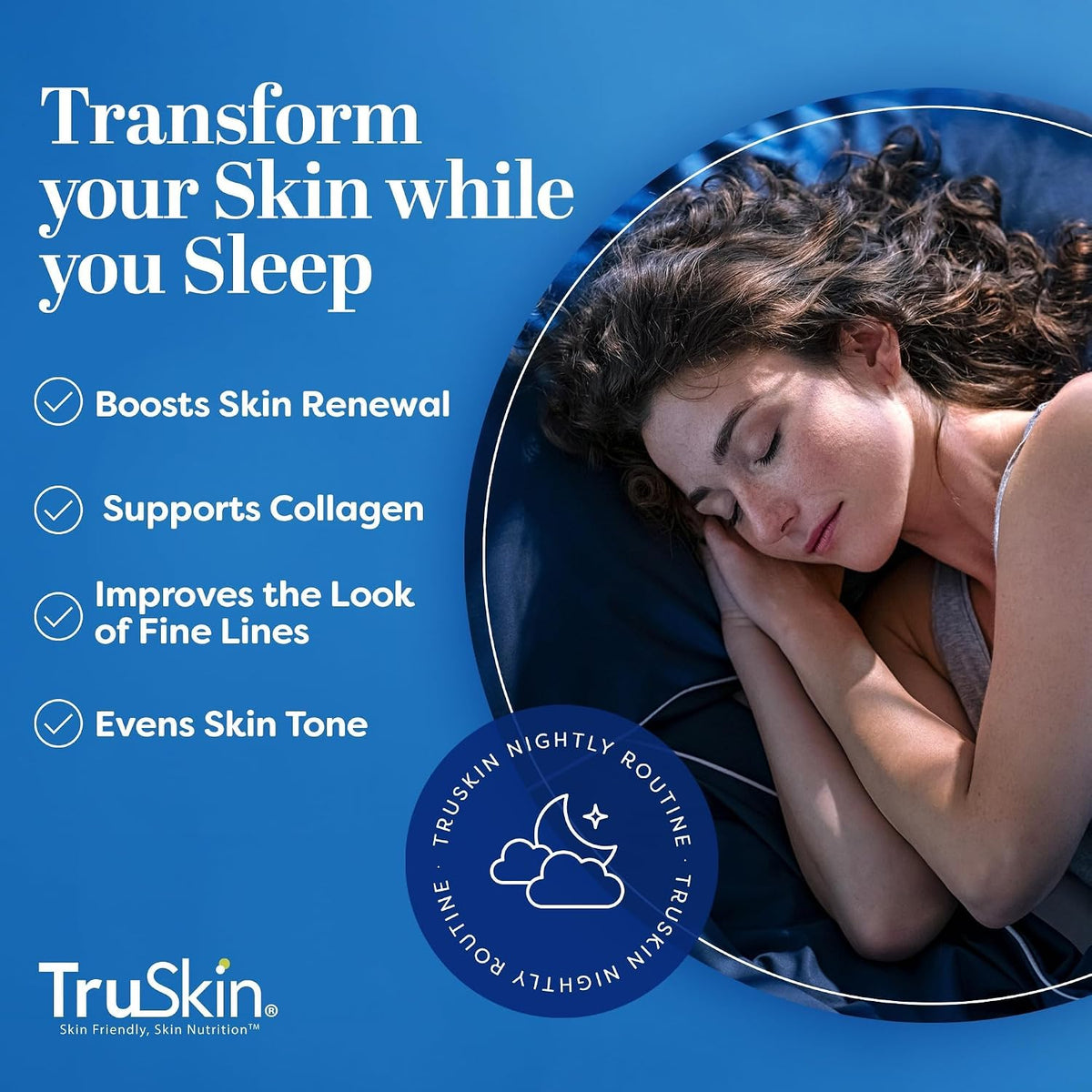 Sérum de retinol natural, TruSkin | Suero retinoide suave durante l...