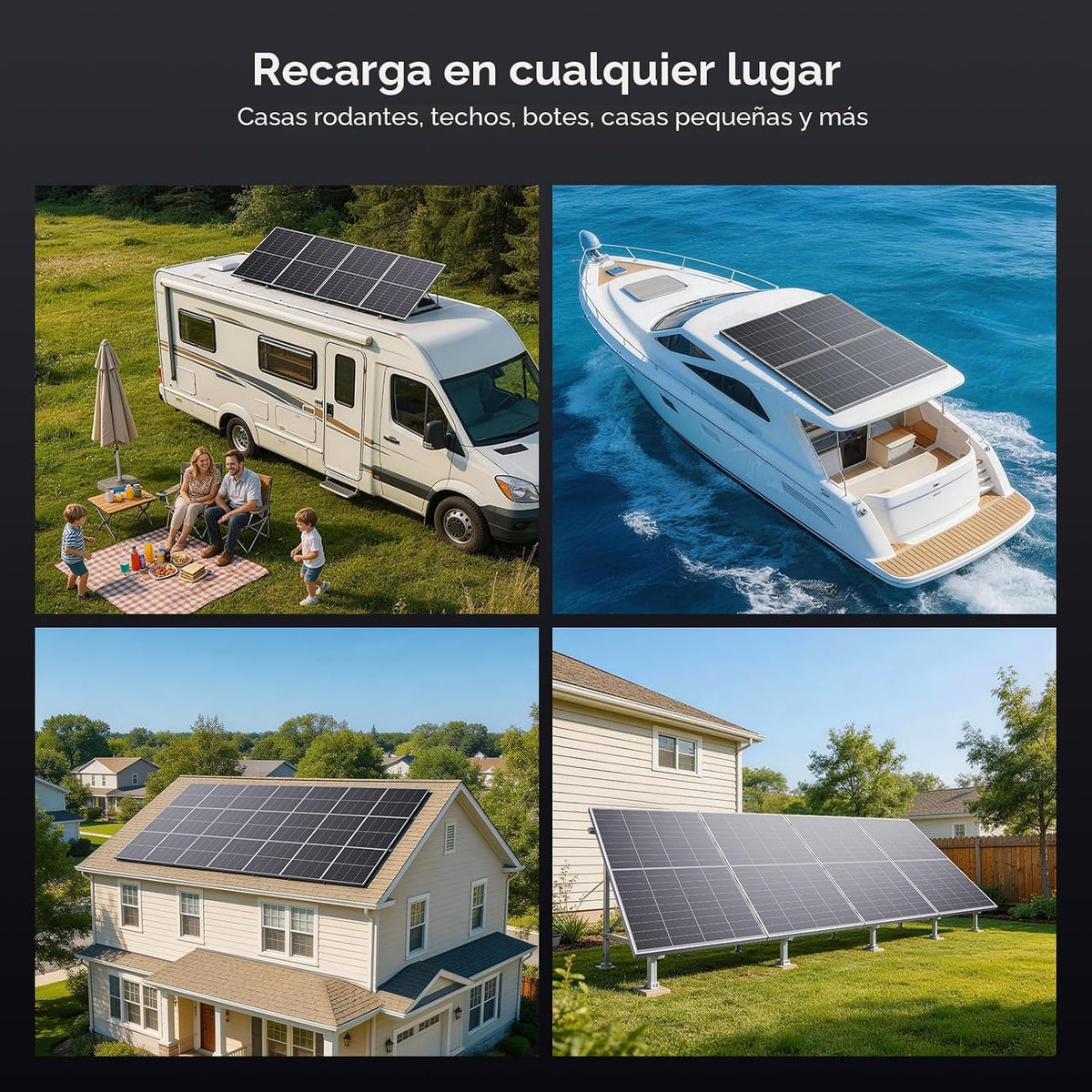 Callsun N-tipo 16BB 400W panel solar bifacial, 2×200W paneles solar...