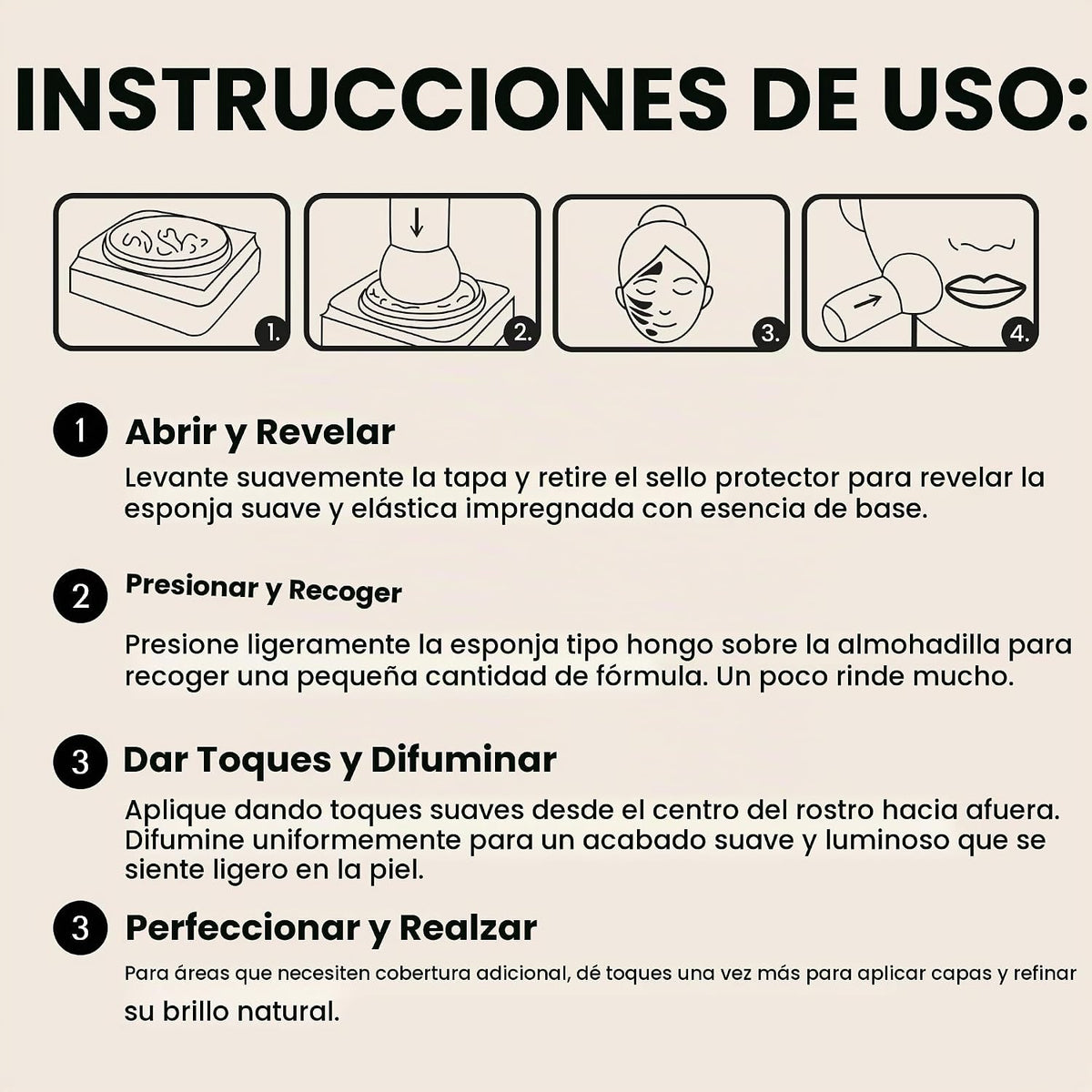 HushGlow® Base de cojín SPF 30, fórmula infundida para el cuidado d...
